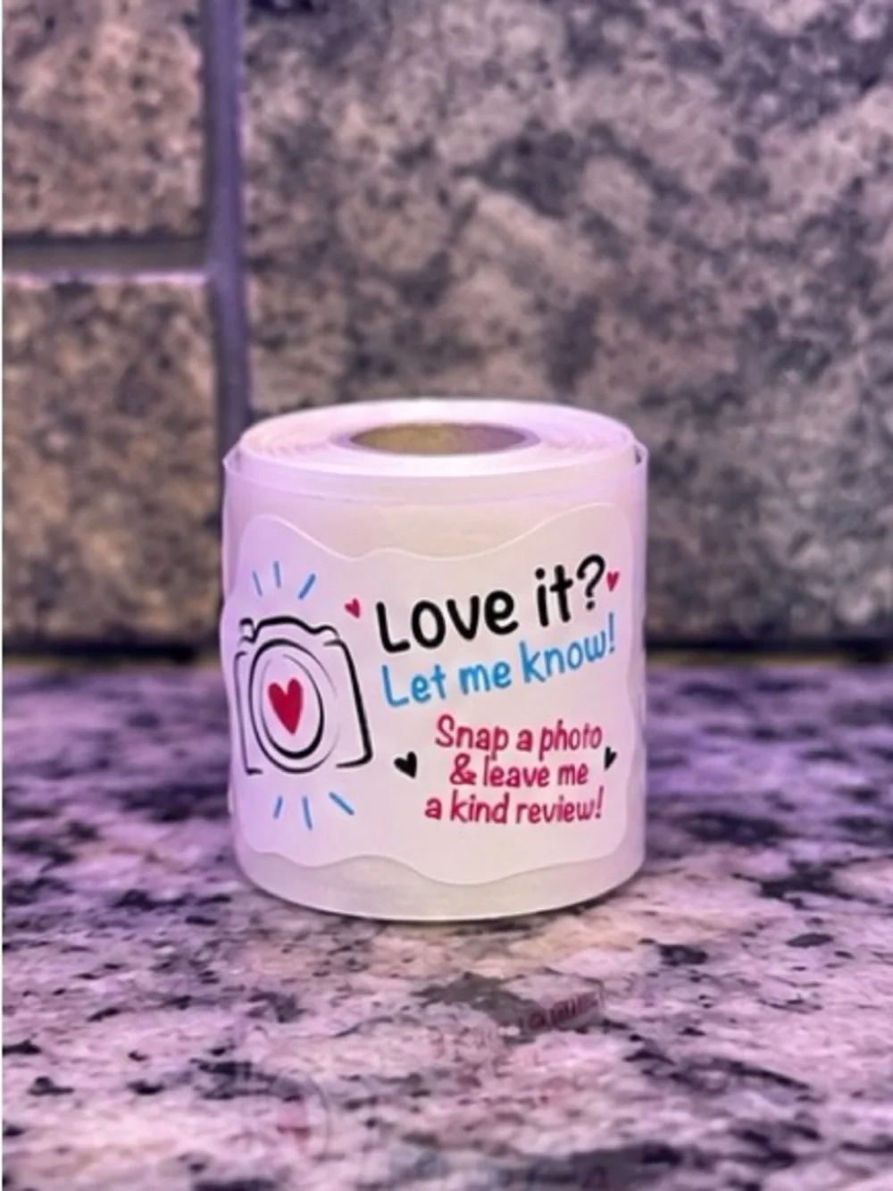55 Pack Love It Review Stickers Small Business Seller Packaging